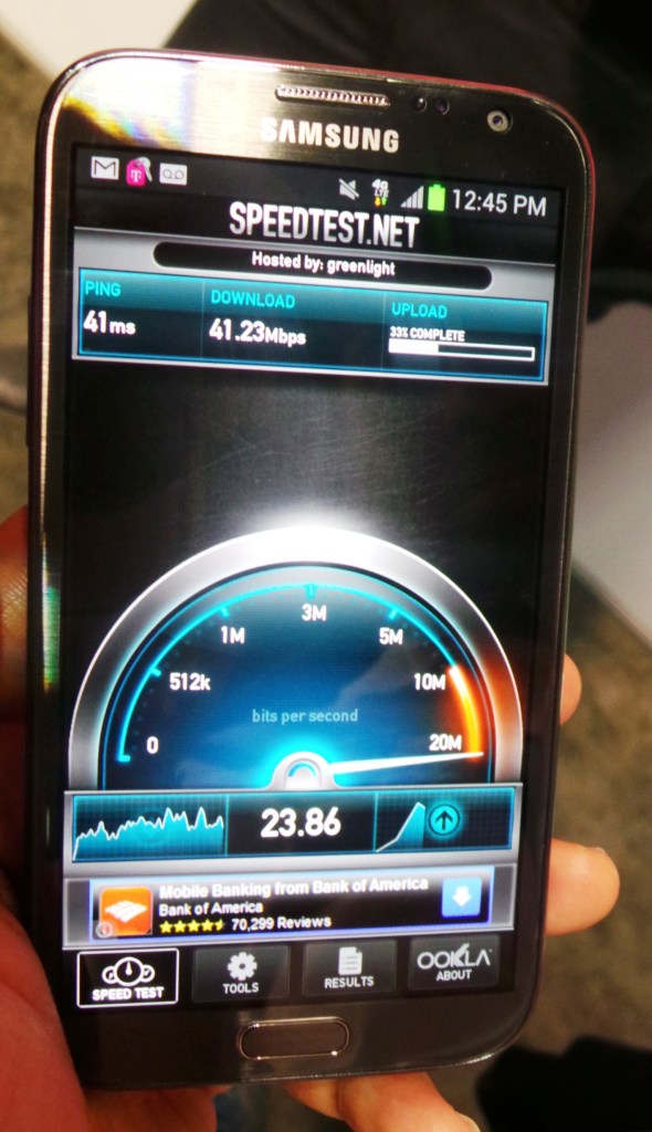 T-Mobile 4G LTE - On Samsung Galaxy Note II