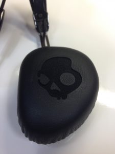 Skullcandy Navigator On-Ear Headphones Review - Analie Cruz - Tech We Like - Skull on ear-cup