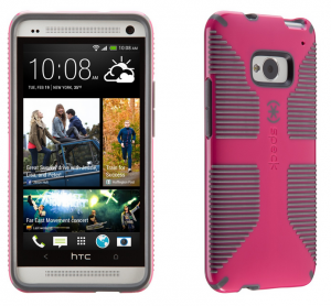 Speck CandyShell Grip Case for HTC One Analie Cruz Pink