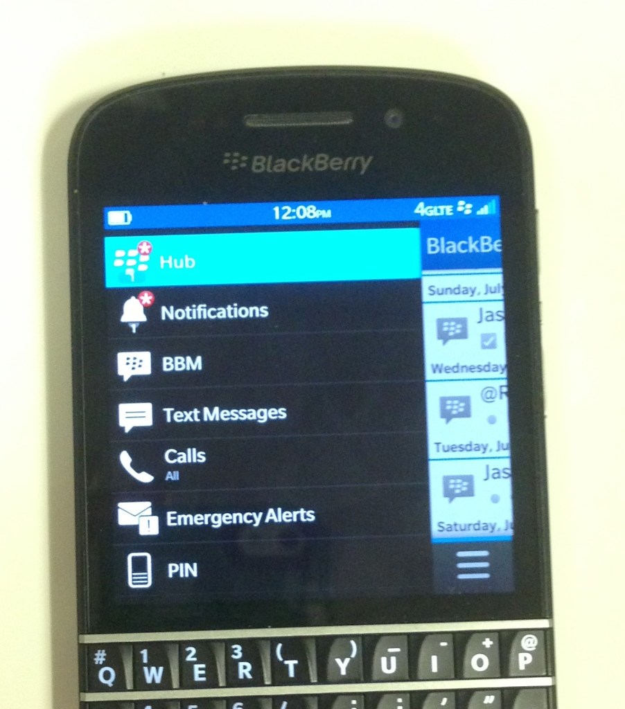BlackBerry Q10 - BB 10 - Review - Analie - Screen - Display