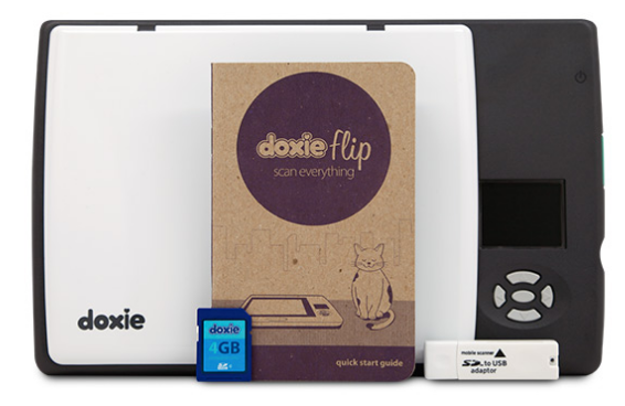 Doxie Flip Scanner - front view- analie cruz