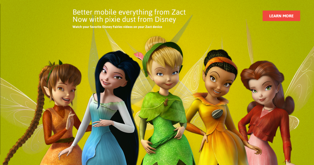 Disney and Zact Mobile Make a Deal - Disney Princesses