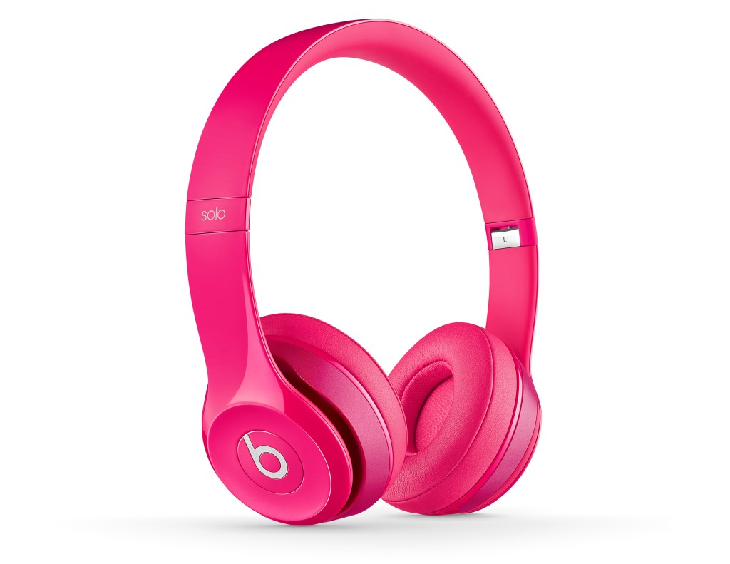Beats Solo2 On- Ear Headphones - BeatsbyDre -pink-quarter