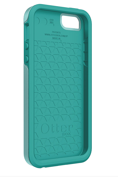 Otterbox Symmetry Series Case Review - Inside of case-iPhone 5 5S - Aqua Sky