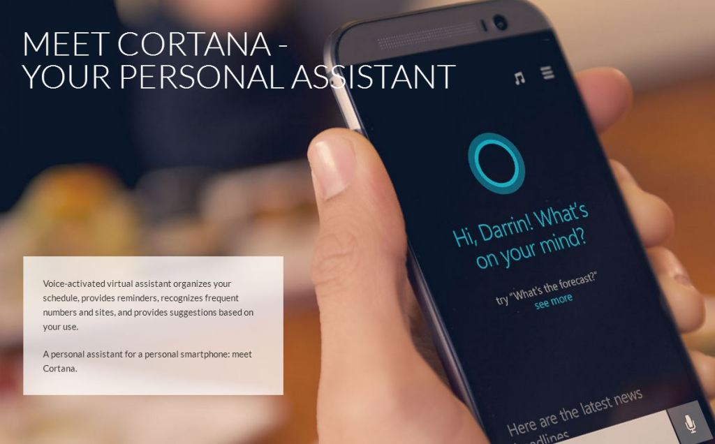 HTC One M8 for Windows Phone - Cortana