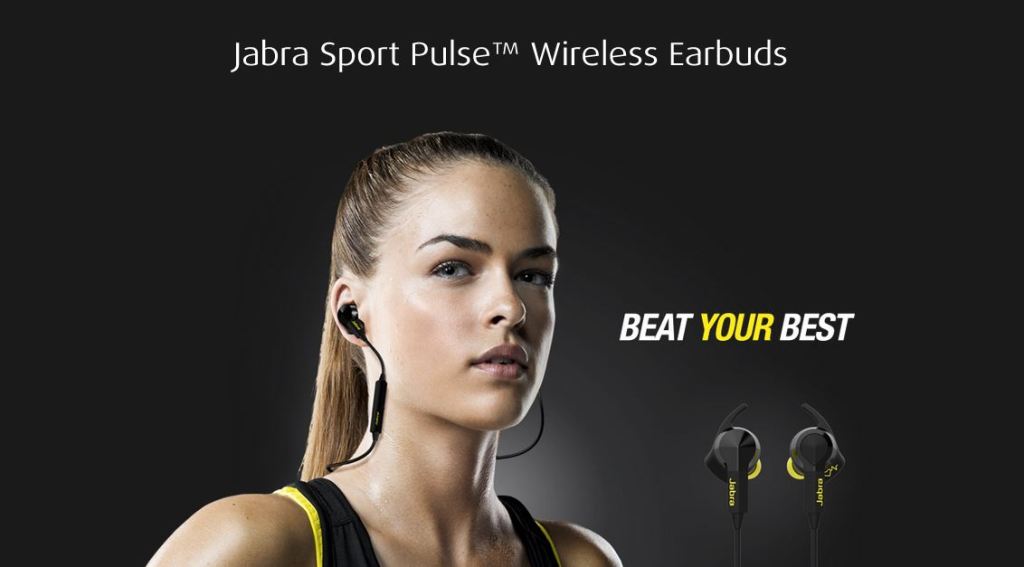 Jabra SPORT Pulse Wireless Earbuds Headphones - Beat Your Best