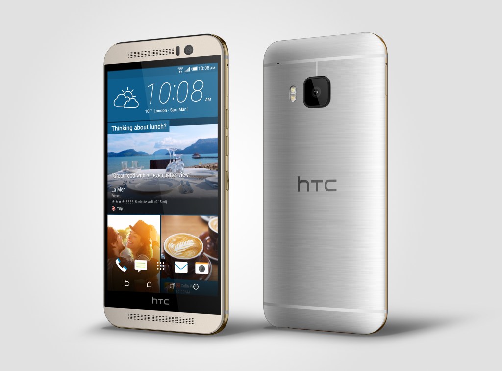 HTC One M9 Silver Left - Analie Cruz